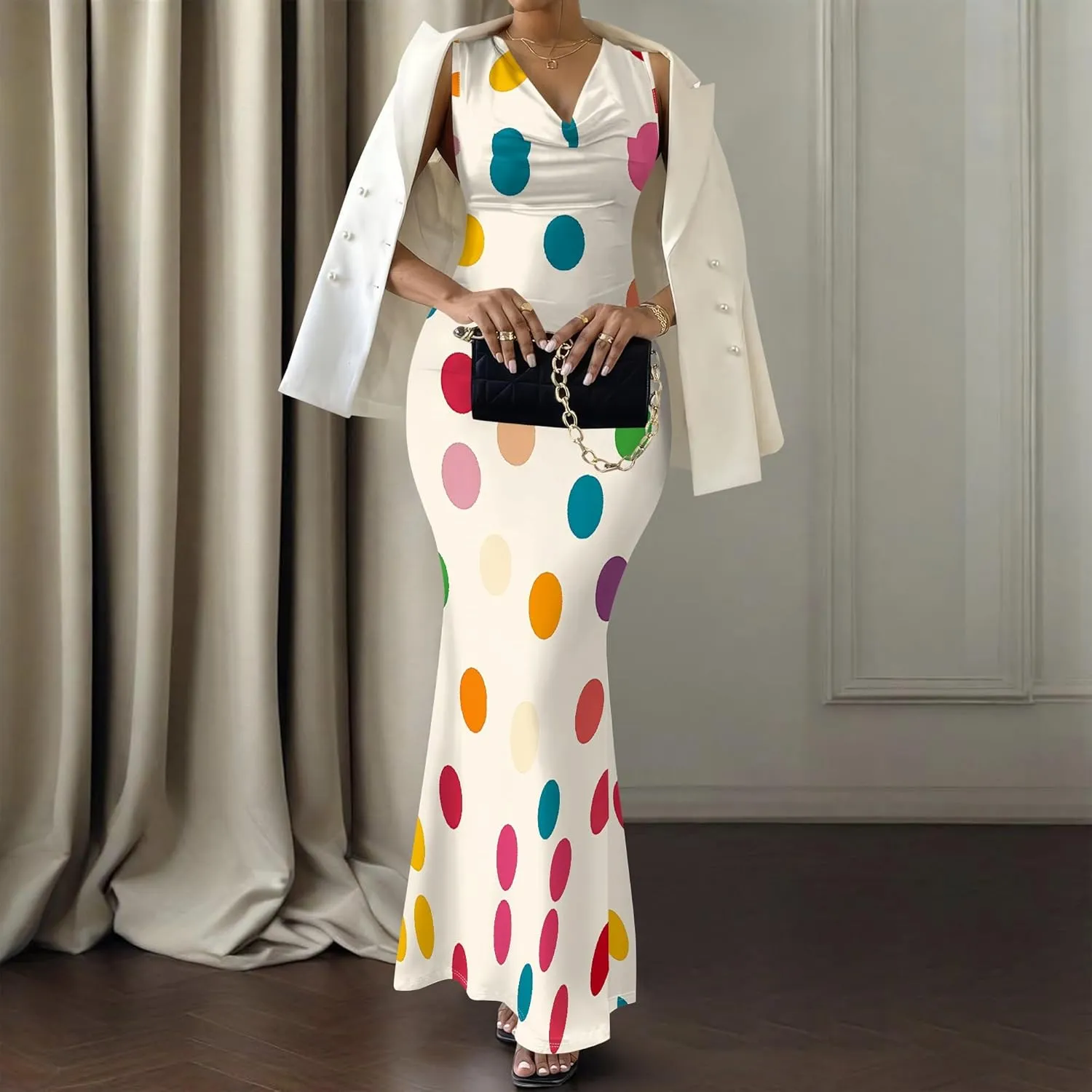 Women Summer Fashion Sexy Dress Casual Sleeveless Bodycon Sundress Elegant Pencil Curve Party Evening Dresses