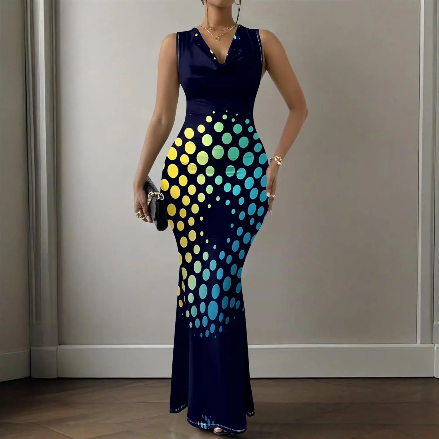Women Summer Fashion Sexy Dress Casual Sleeveless Bodycon Sundress Elegant Pencil Curve Party Evening Dresses