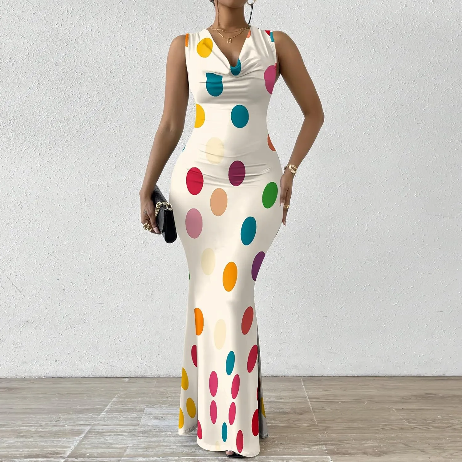 Women Summer Fashion Sexy Dress Casual Sleeveless Bodycon Sundress Elegant Pencil Curve Party Evening Dresses