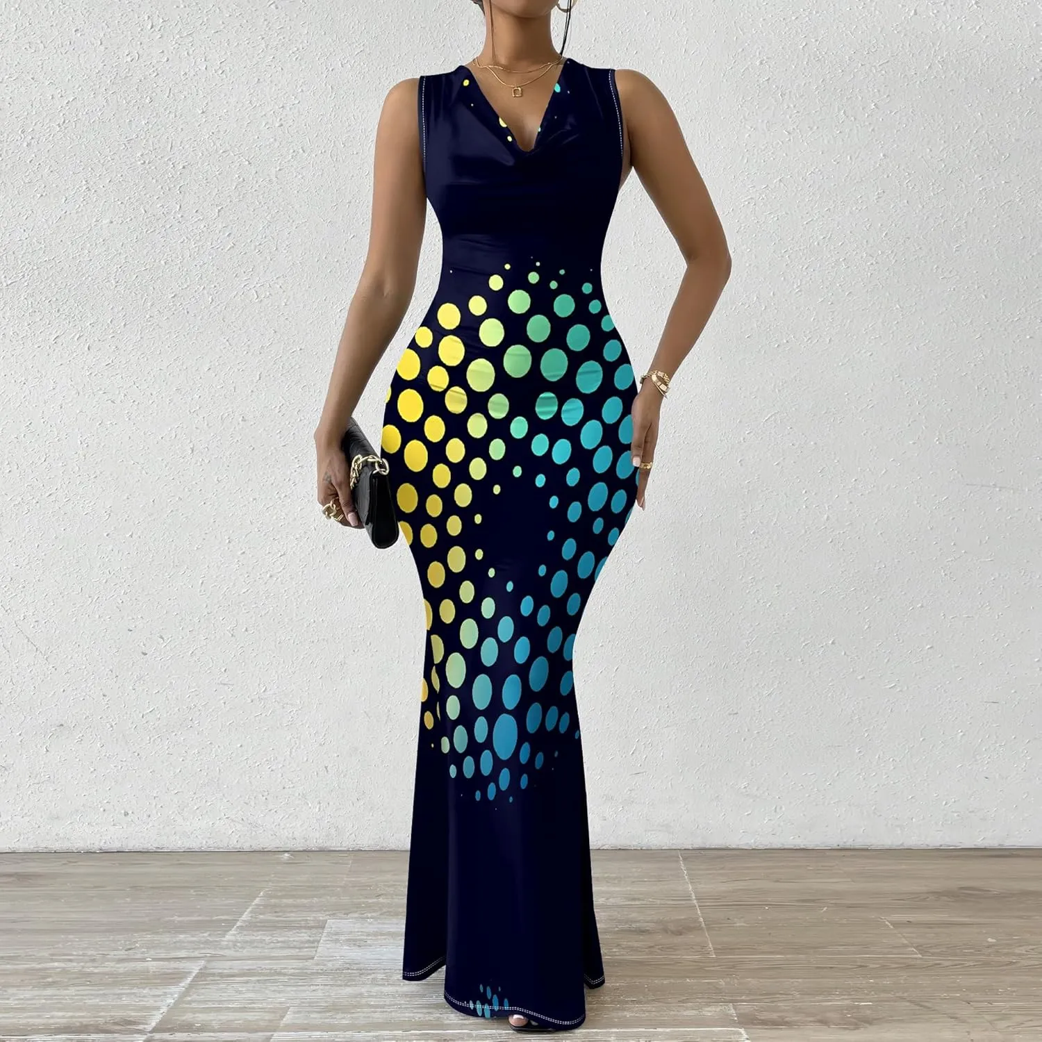 Women Summer Fashion Sexy Dress Casual Sleeveless Bodycon Sundress Elegant Pencil Curve Party Evening Dresses