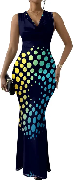 Women Summer Fashion Sexy Dress Casual Sleeveless Bodycon Sundress Elegant Pencil Curve Party Evening Dresses