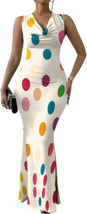 Women Summer Fashion Sexy Dress Casual Sleeveless Bodycon Sundress Elegant Pencil Curve Party Evening Dresses