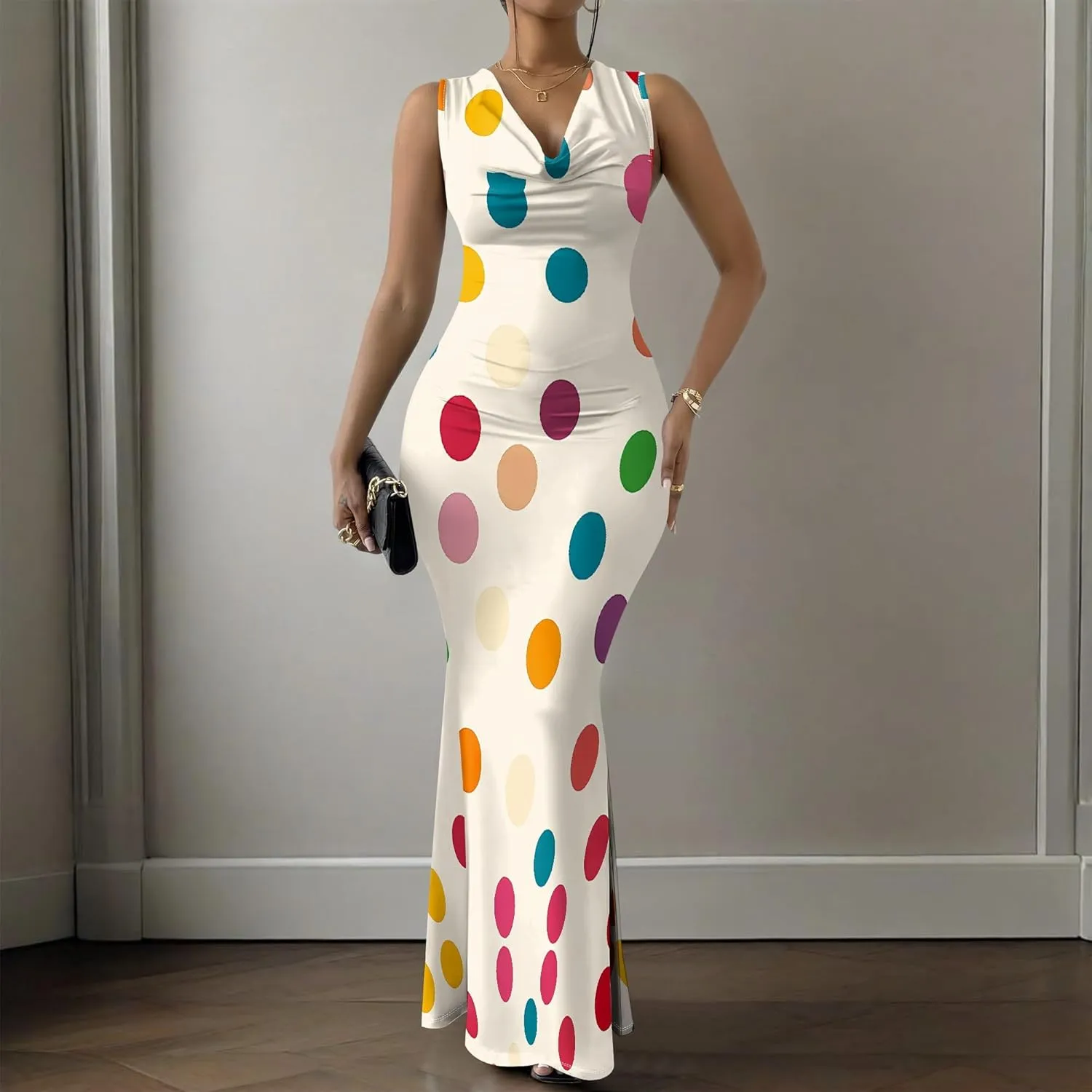 Women Summer Fashion Sexy Dress Casual Sleeveless Bodycon Sundress Elegant Pencil Curve Party Evening Dresses