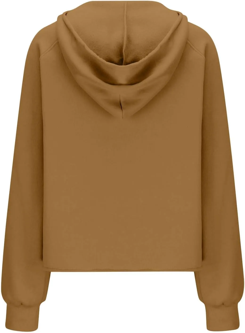 Womens Hoodies Half Zip Sweatshirt Thumb Hole Long Sleeve Cropped Pullover Loose Casual Aesthetic Y2k Top with Pocket