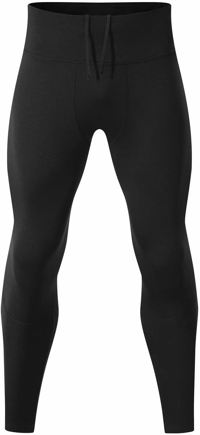 Xiaojmake Mens Compression Pants Workout Running Tights Leggings Sports Baselayer Training Pants Athletic Active Leggings