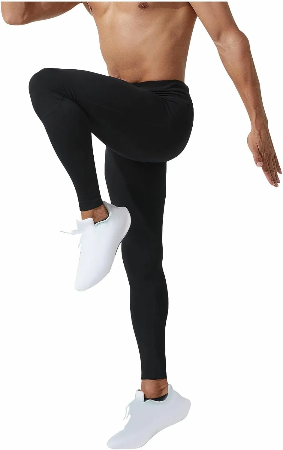 Xiaojmake Mens Compression Pants Workout Running Tights Leggings Sports Baselayer Training Pants Athletic Active Leggings